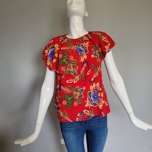 Desigual Luxury Floral Blouse, VGUC, Size S